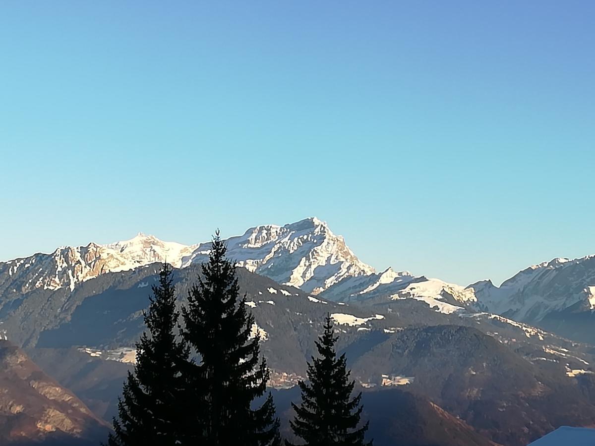 Romantic Chalet-Style Flat With Mountain View Torgon Екстер'єр фото
