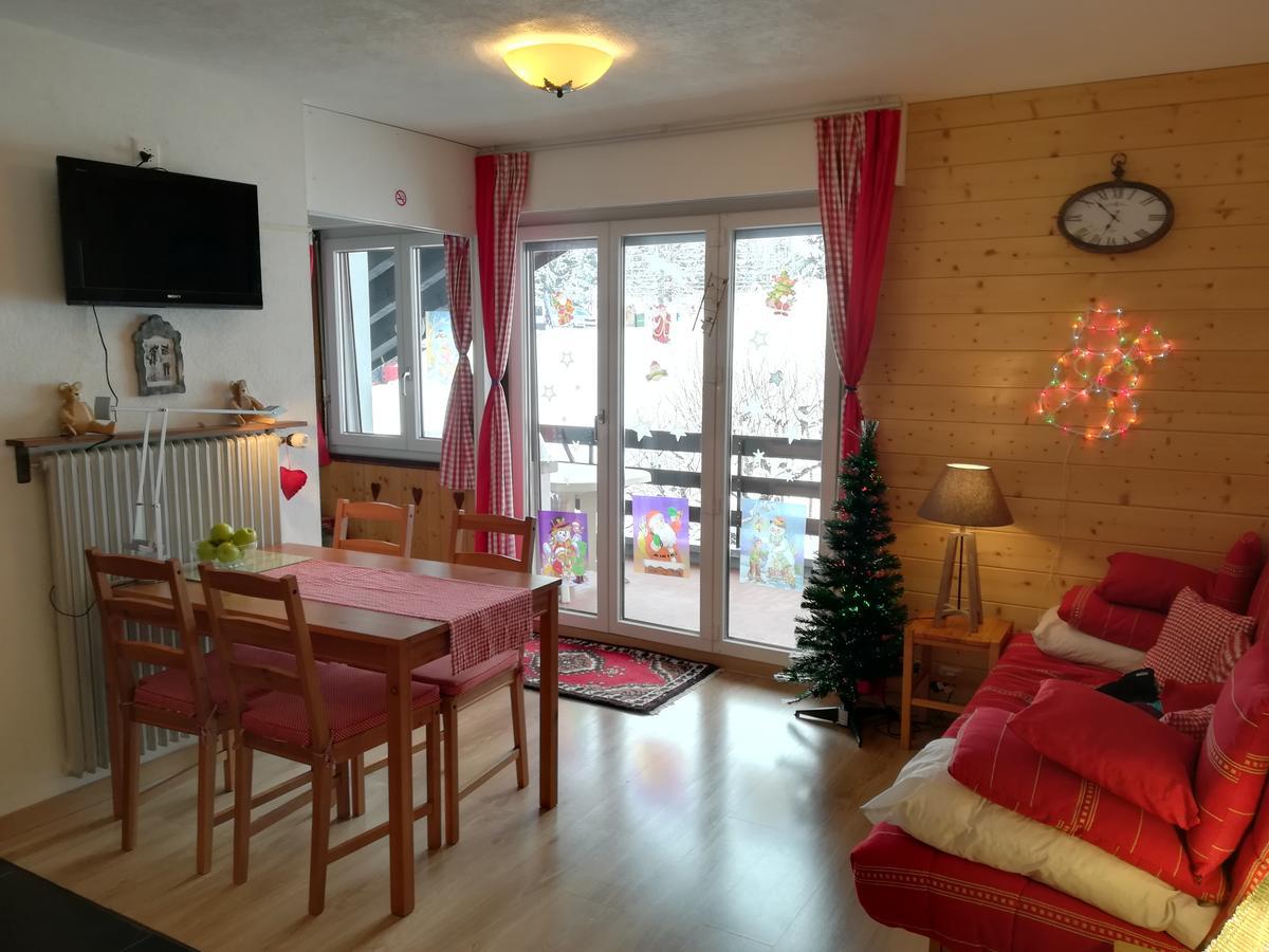 Romantic Chalet-Style Flat With Mountain View Torgon Екстер'єр фото