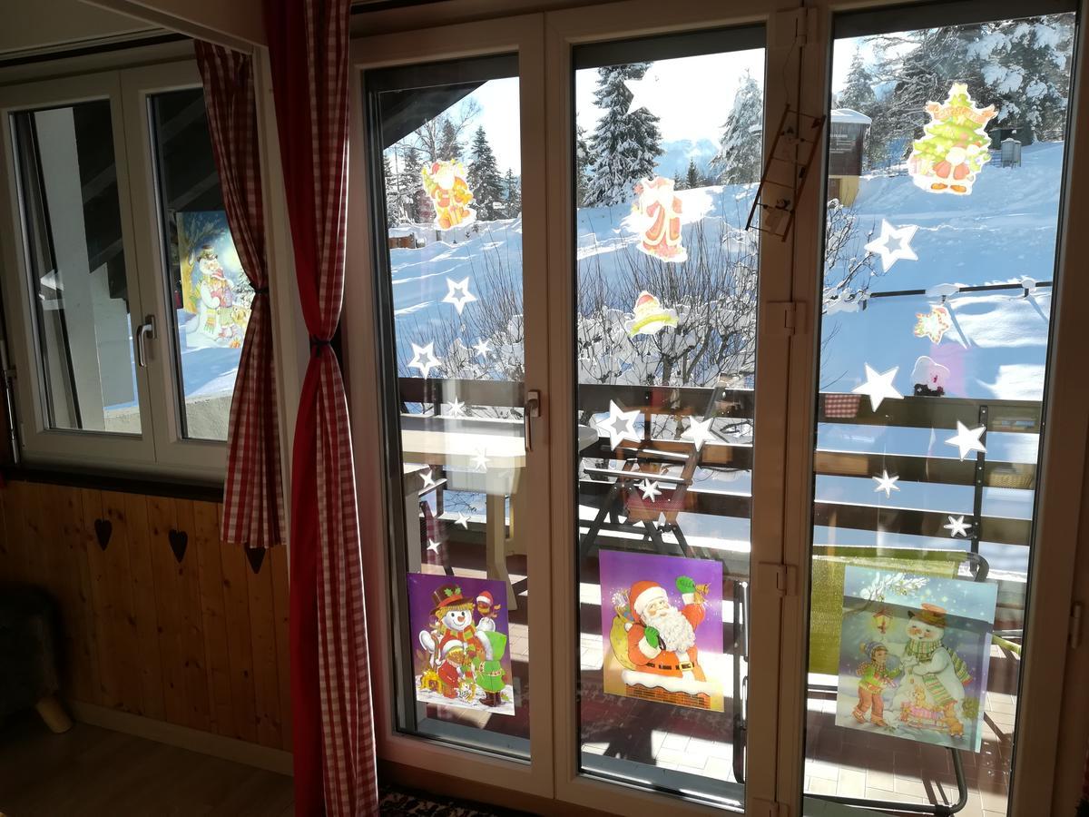 Romantic Chalet-Style Flat With Mountain View Torgon Екстер'єр фото
